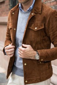 chaqueta de piel