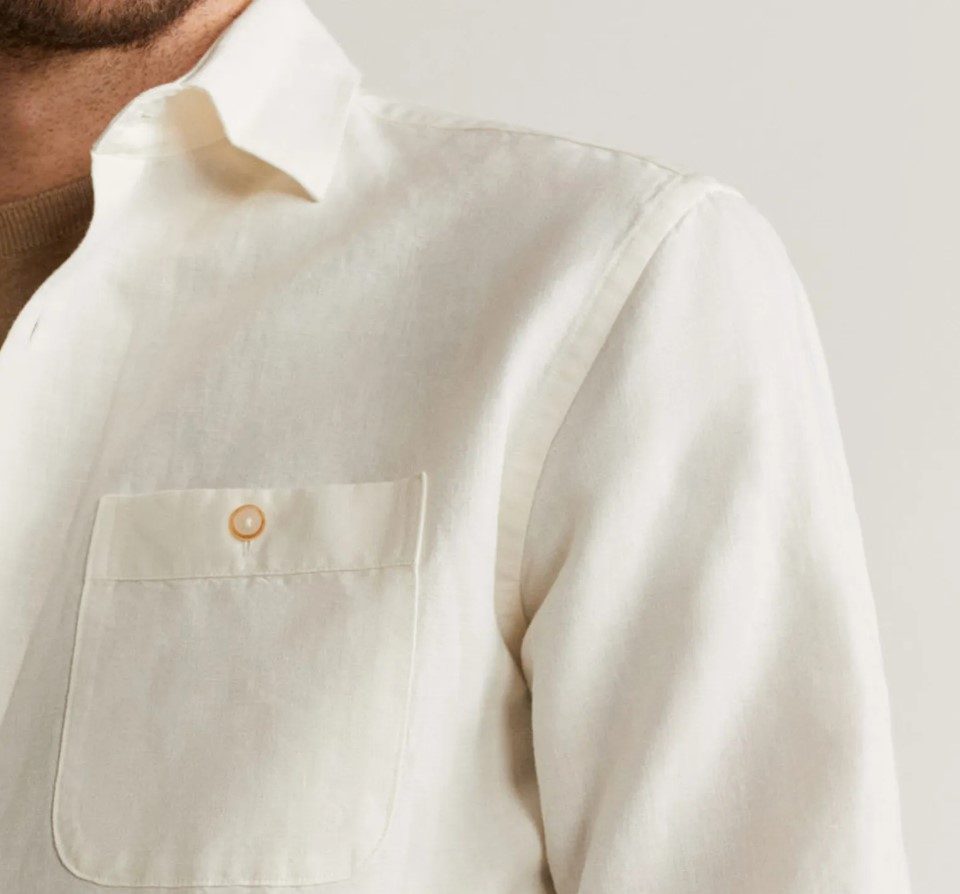 guayabera beige