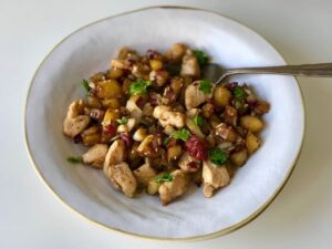 salteado de pollo